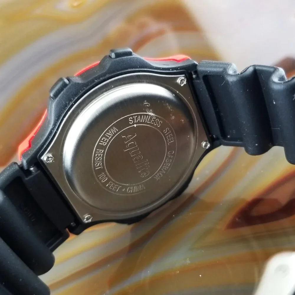 Have one to sell? Sell now New Vintage Mens Aqualite Digital Alarm Chronograph